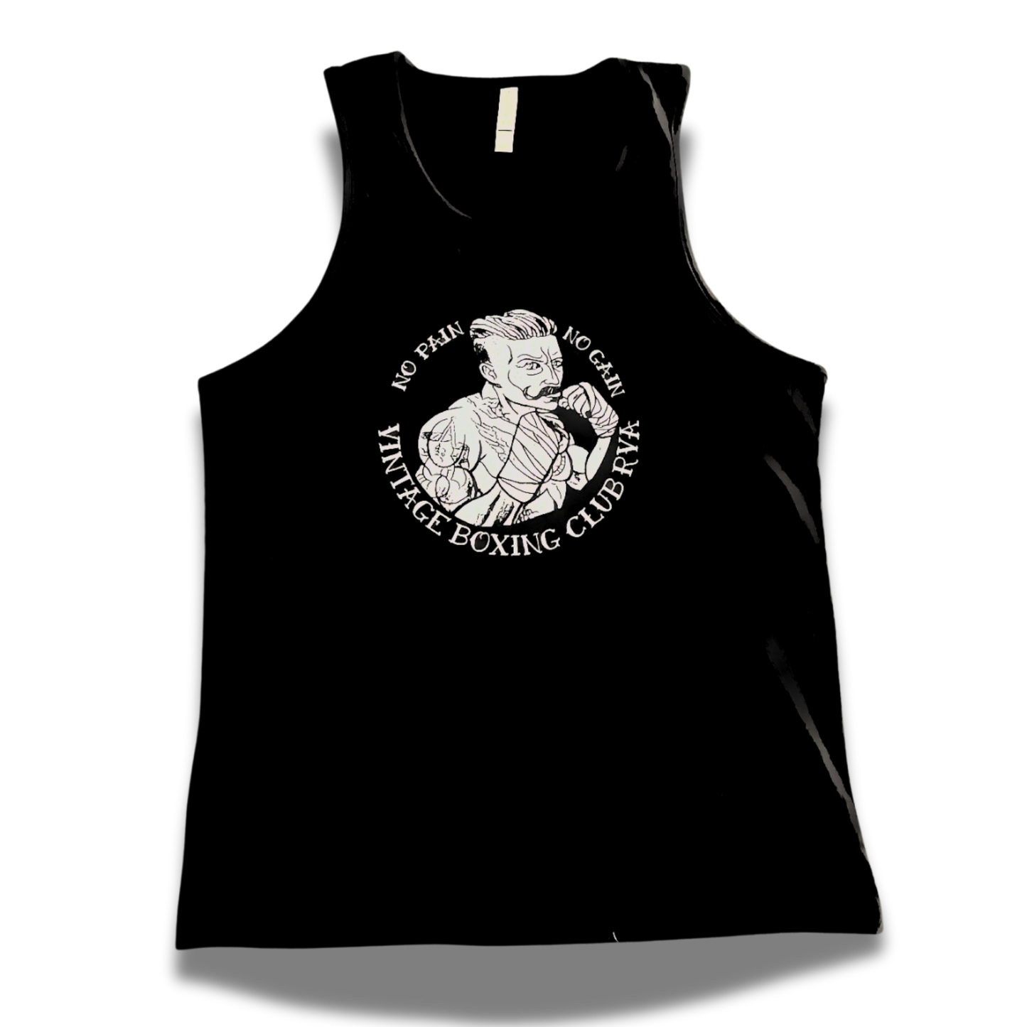 "No Pain No Gain" Vintage Boxing Club Tank - Vintage Boxing Gear