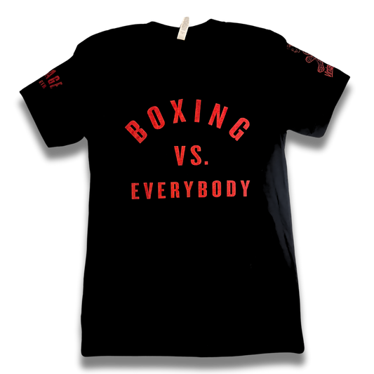 Boxing vs Everybody T Shirt - Vintage Boxing Gear