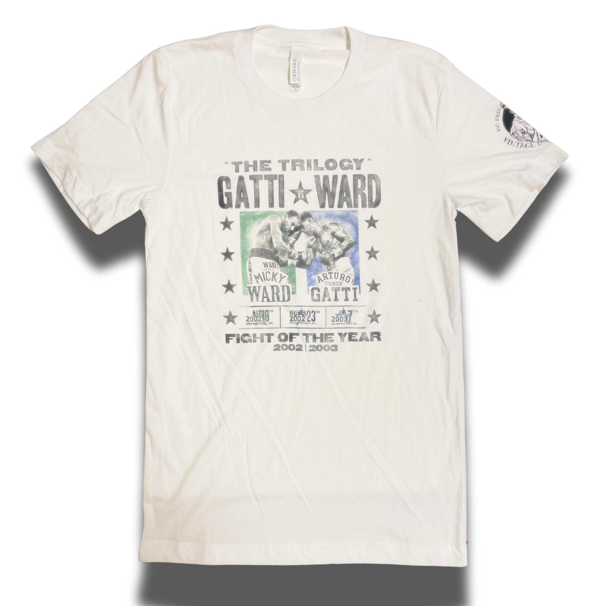 Gatti VS Ward T-Shirt White - Vintage Boxing Gear