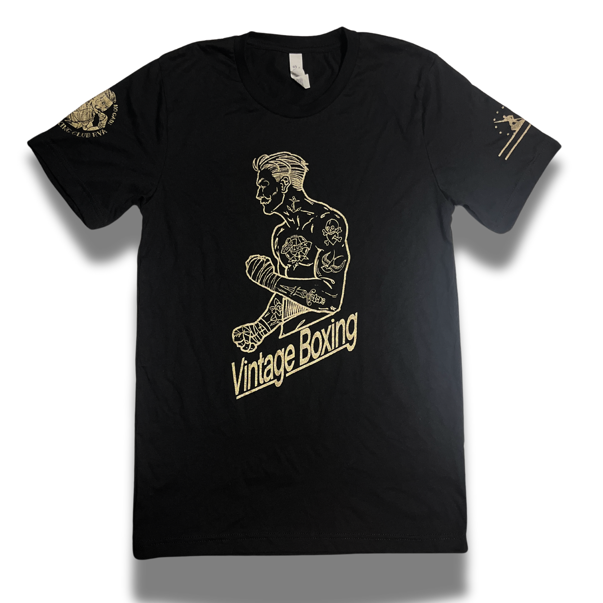 Good Luck "Fighting Man" T-Shirt - Vintage Boxing Gear