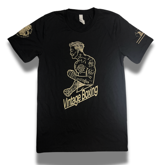 Good Luck "Fighting Man" T-Shirt - Vintage Boxing Gear