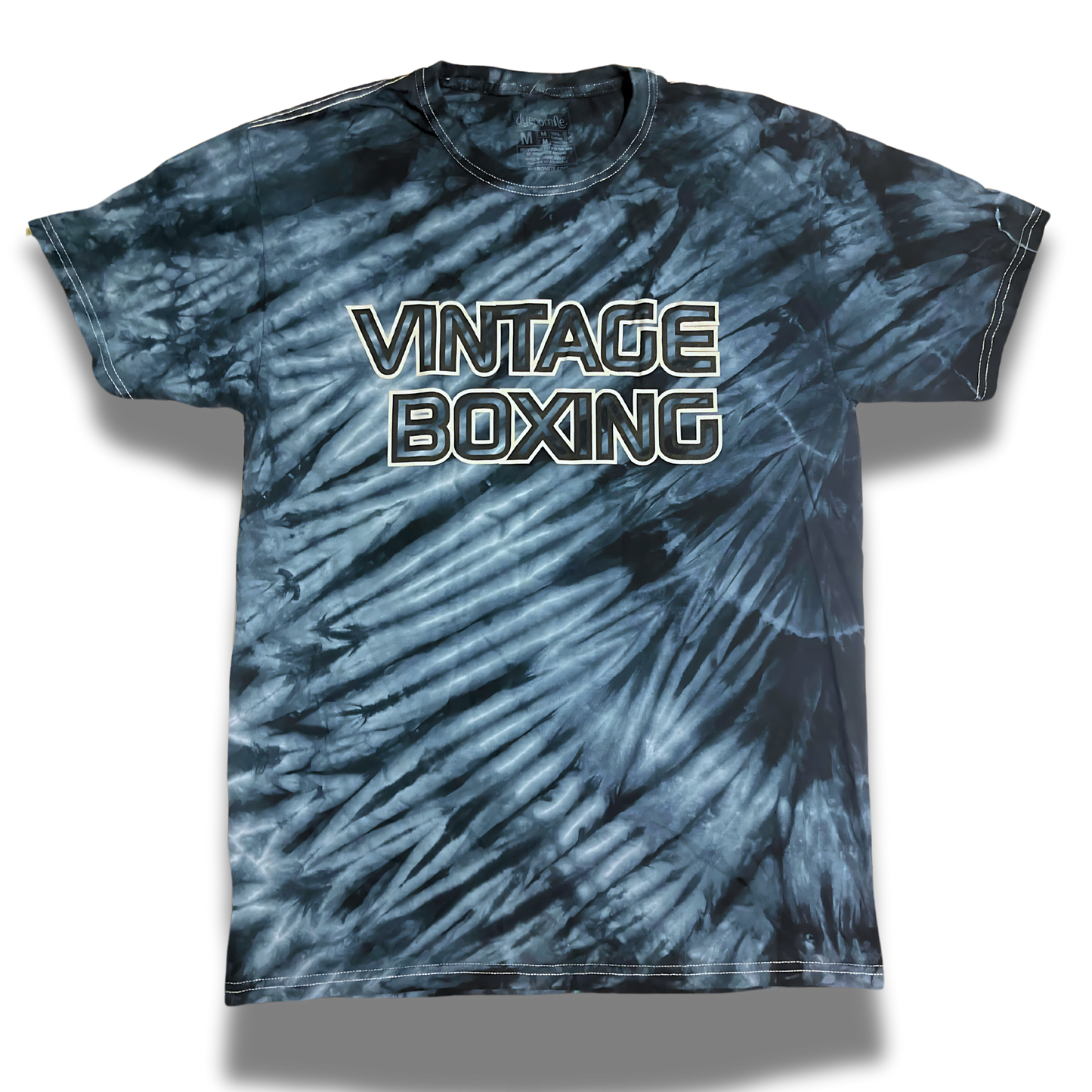 Retro T-shirt Blue Tie-Dye - Vintage Boxing Gear