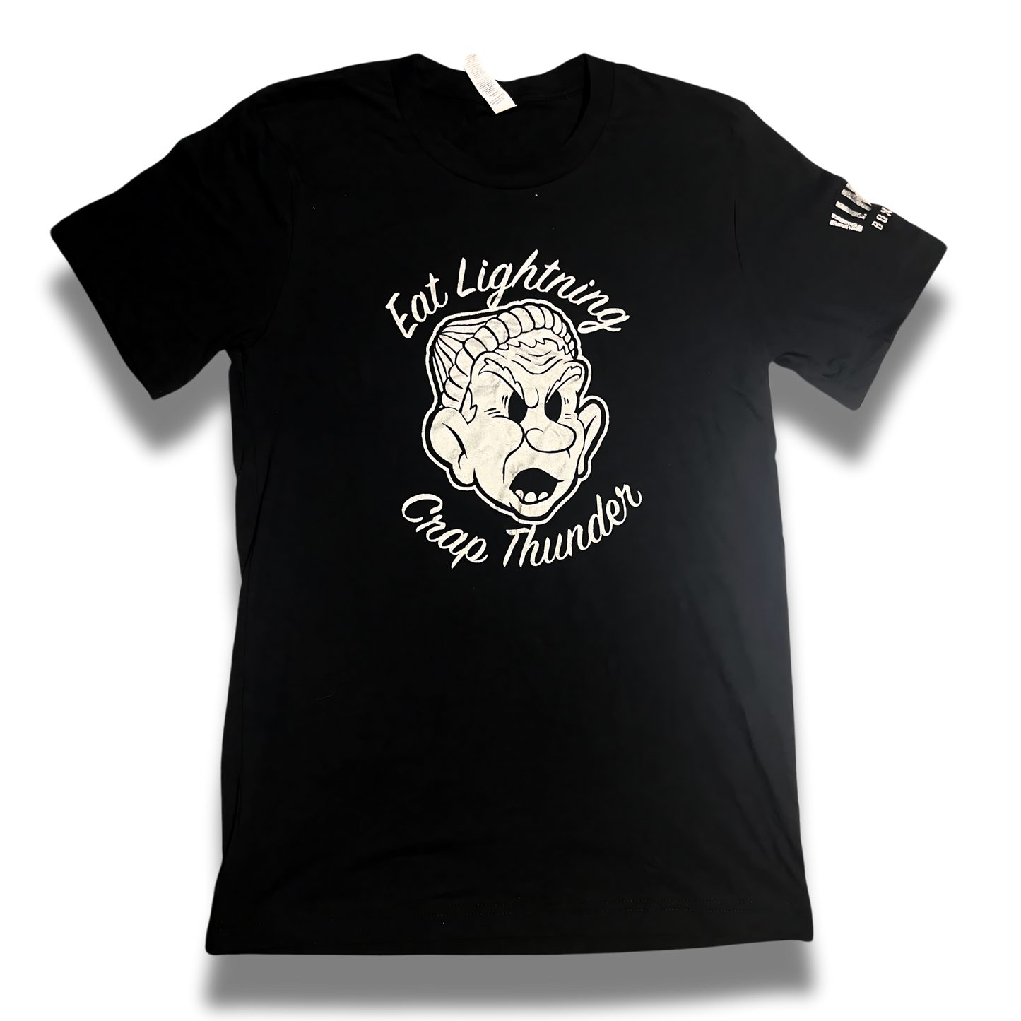 "Eat Lightning Cra* Thunder" T Shirt - Vintage Boxing Gear