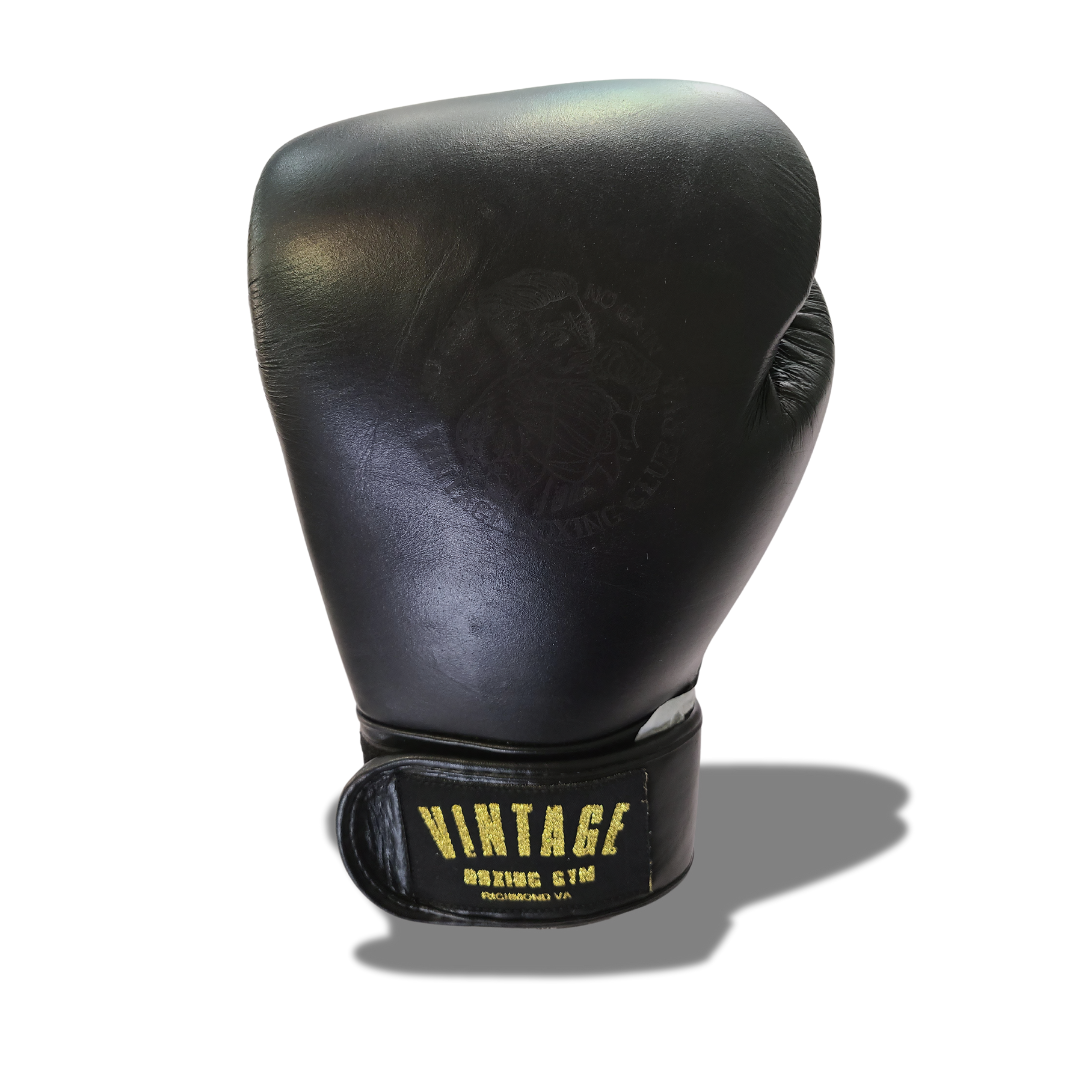 Vintage Custom Leather Boxing Gloves 16oz VG1004 - Vintage Boxing Gear