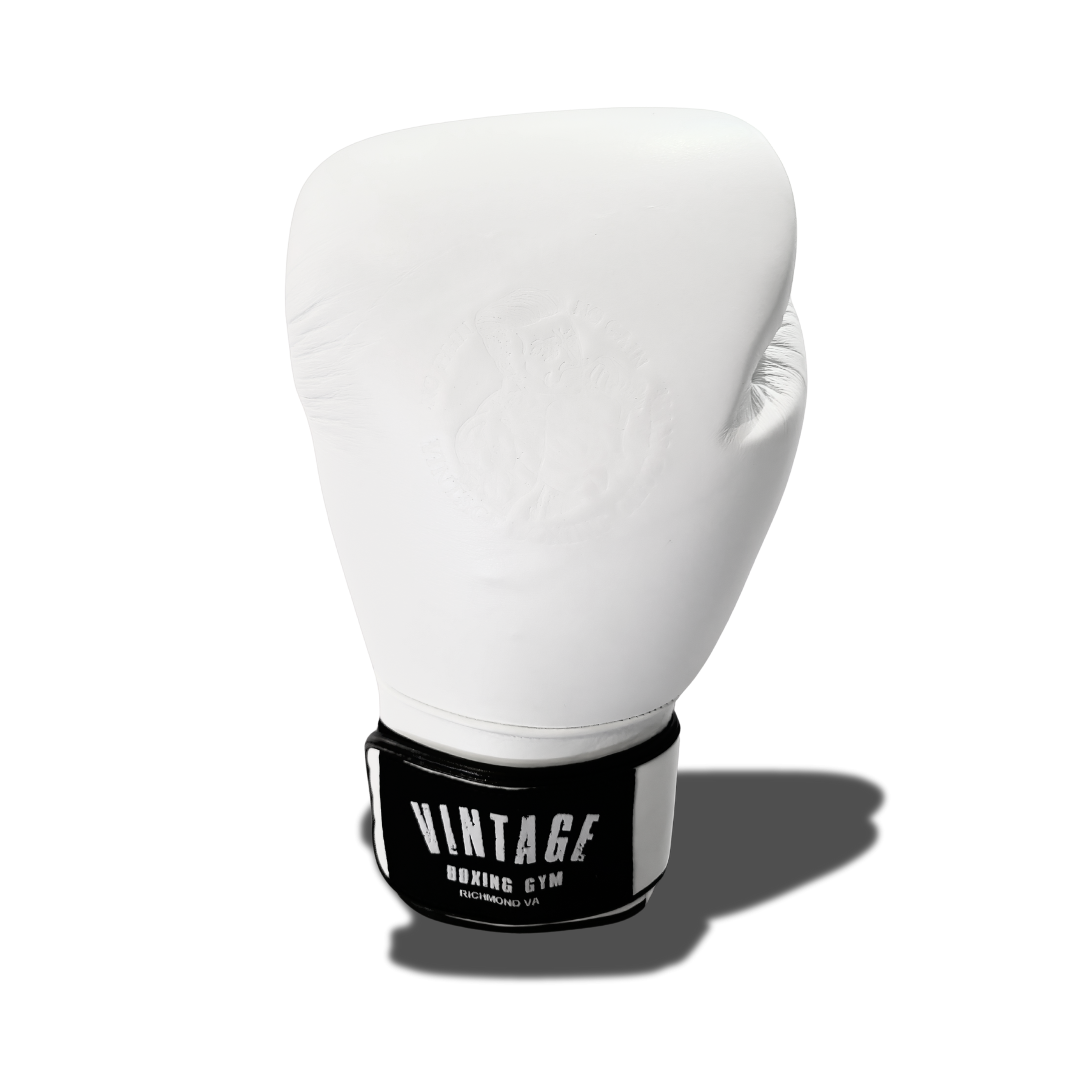 Vintage Custom Leather Boxing Gloves 16oz VG1004 - Vintage Boxing Gear