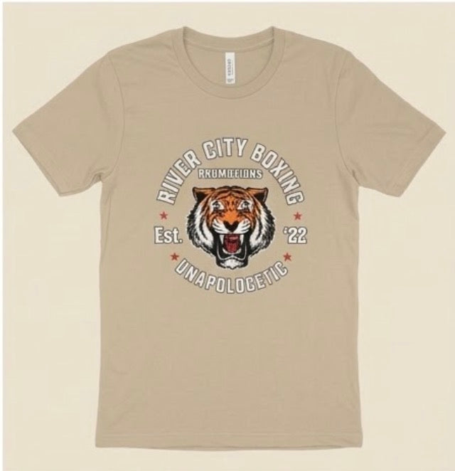 River City Boxing T-Shirts - Tan