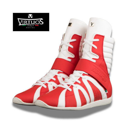 Boxing Shoe - NAPOLI High Top (Lava/Red M12/12.5)