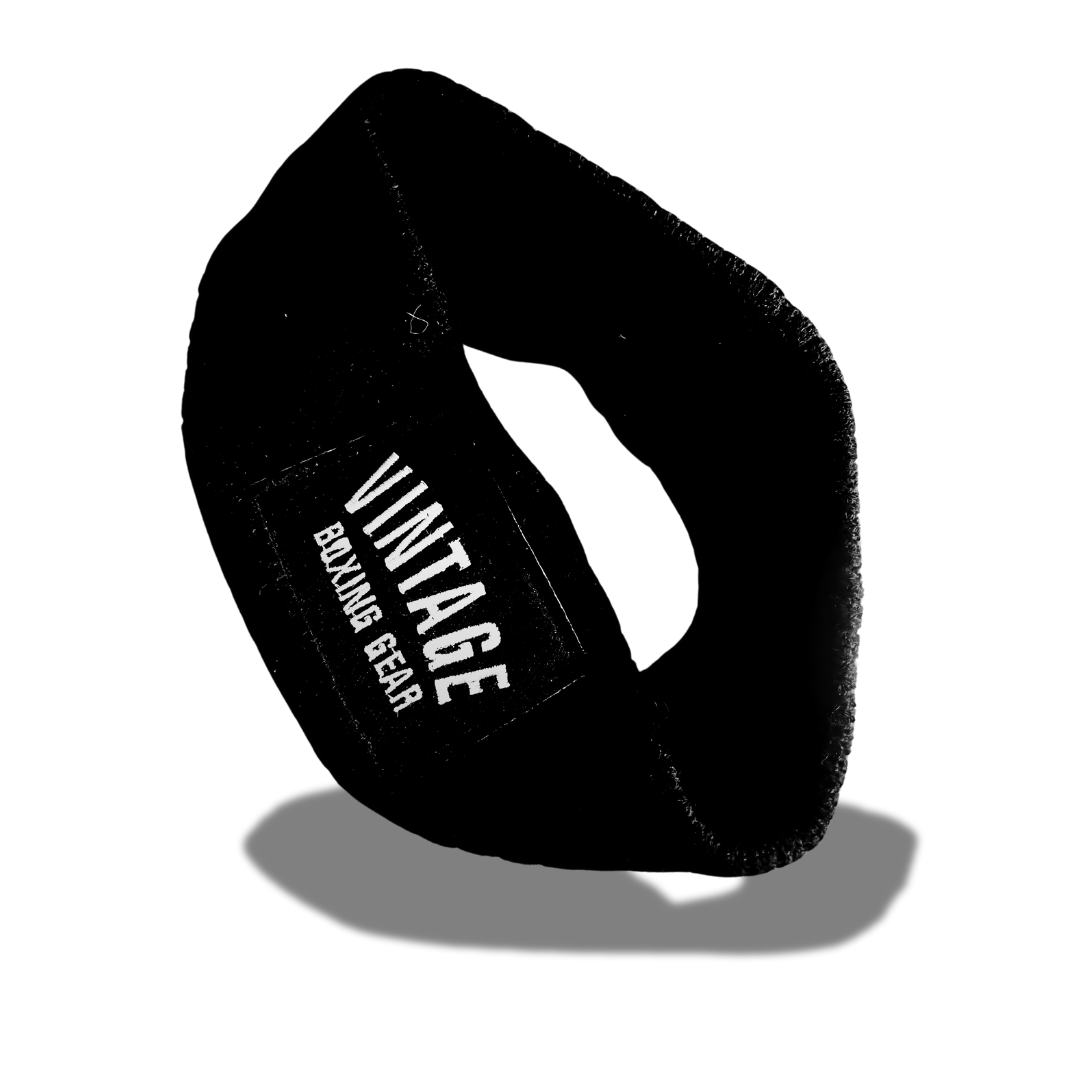 Vintage Boxing Sweatband. (Black)