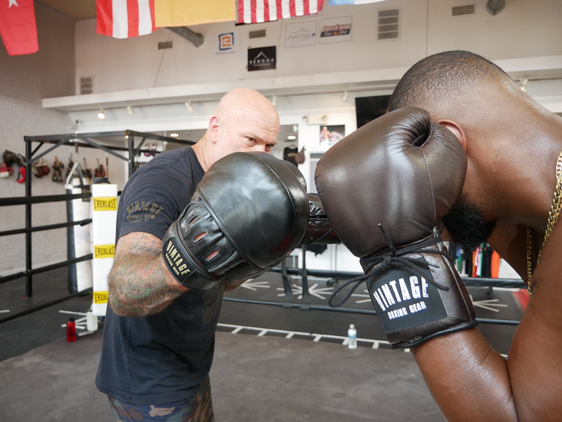 Vintage Boxing Mitts - Vintage Boxing Gear