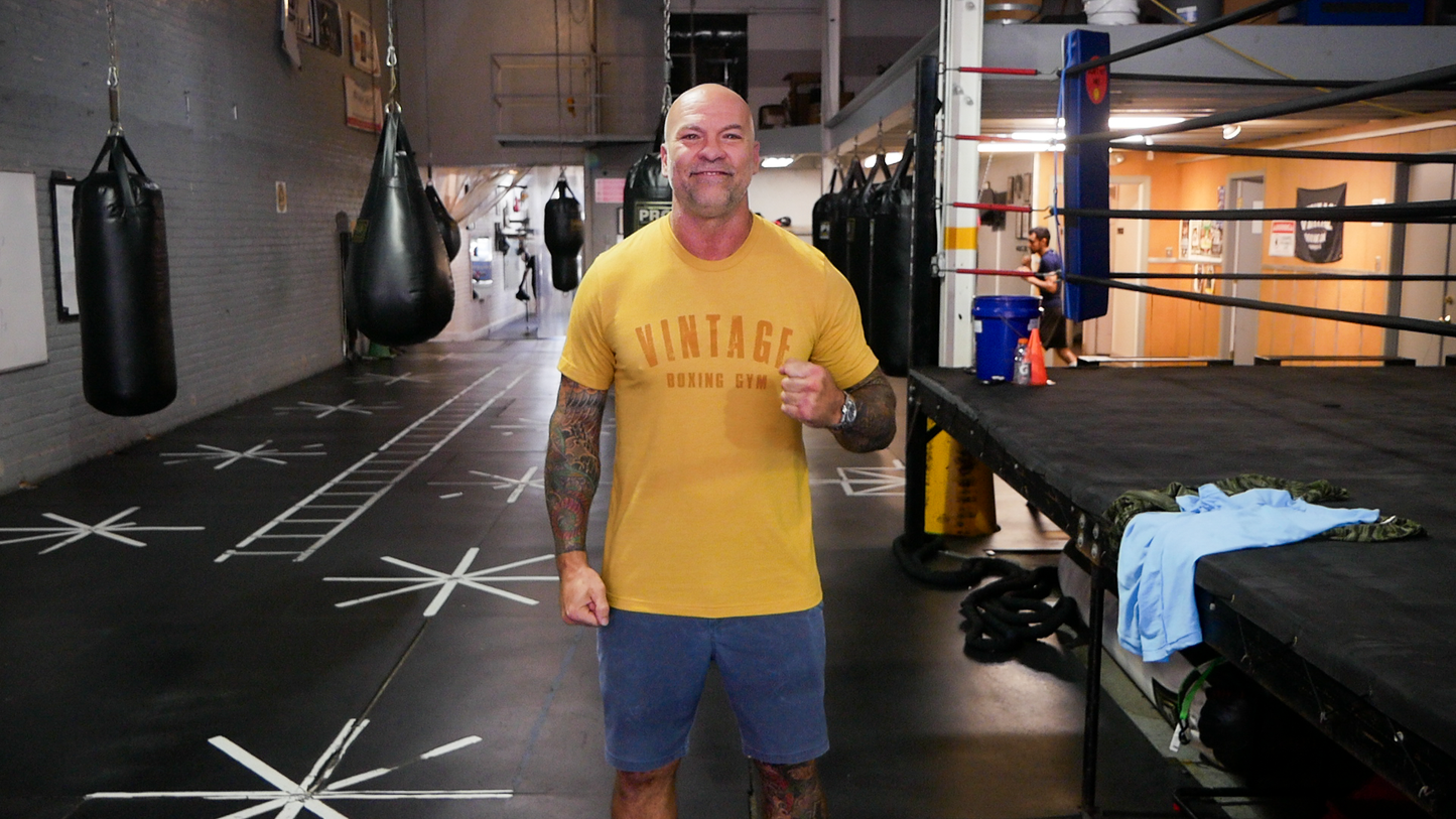 Vintage Boxing Gym T Shirt - Vintage Boxing Gear