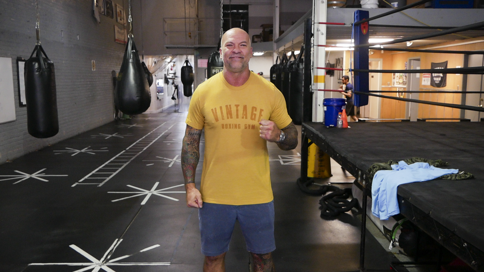 Vintage Boxing Gym T Shirt - Vintage Boxing Gear