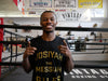 Josiyah, "The Messiah" T-Shirt. Black & Gold. #Team Giles. - Vintage Boxing Gear