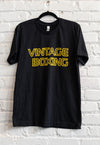 Retro Tshirt Black/Yellow   Unisex Vintage Wear  Uni1052 . - Vintage Boxing Gear